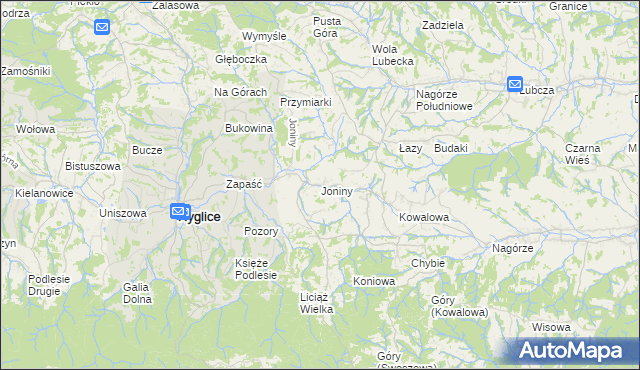 mapa Joniny, Joniny na mapie Targeo
