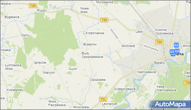 mapa Kazimierków, Kazimierków na mapie Targeo