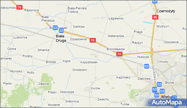 mapa Kopydłów, Kopydłów na mapie Targeo