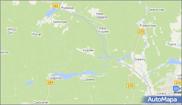 mapa Zdzieborze, Zdzieborze na mapie Targeo