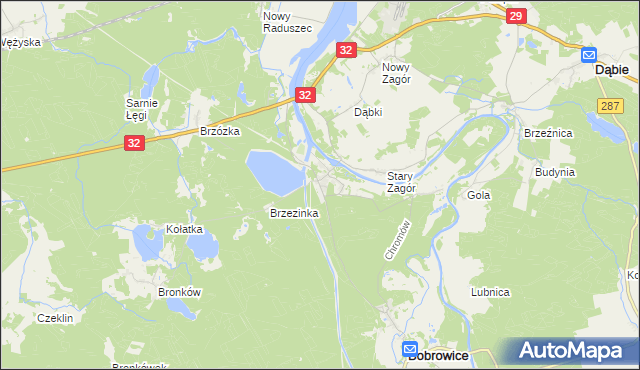 mapa Dychów, Dychów na mapie Targeo