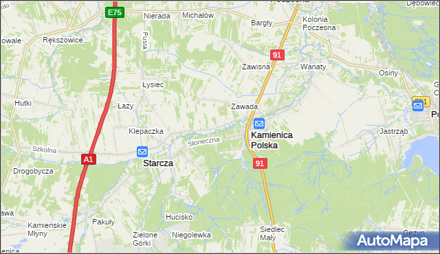 mapa Kolonia Klepaczka, Kolonia Klepaczka na mapie Targeo