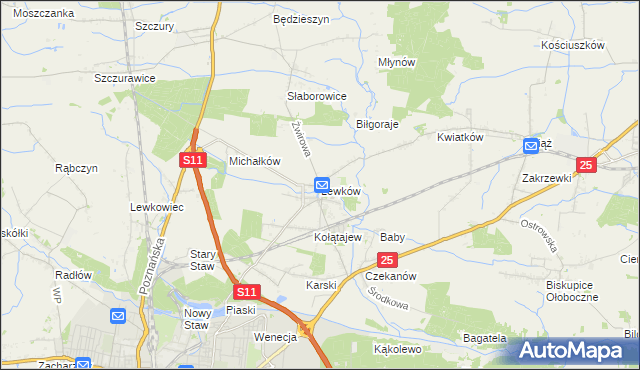 mapa Lewków, Lewków na mapie Targeo