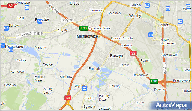 mapa Nowe Grocholice, Nowe Grocholice na mapie Targeo
