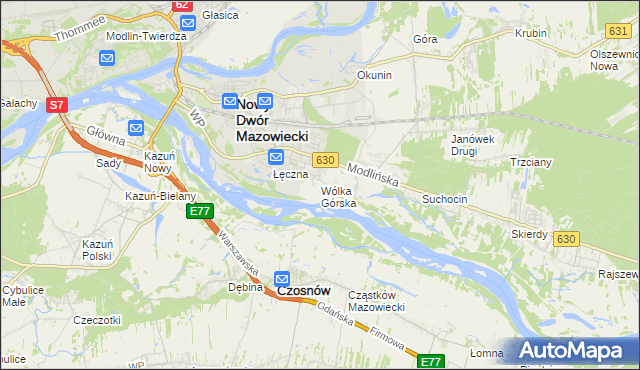 mapa Wólka Górska, Wólka Górska na mapie Targeo