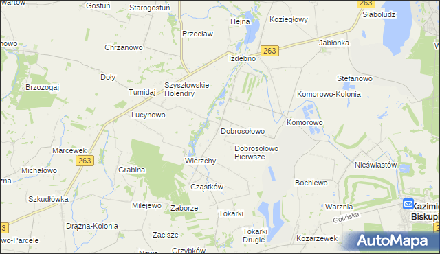mapa Dobrosołowo, Dobrosołowo na mapie Targeo