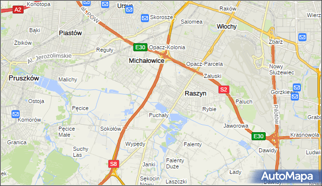 mapa Nowe Grocholice, Nowe Grocholice na mapie Targeo