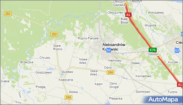 mapa Rudunki gmina Aleksandrów Kujawski, Rudunki gmina Aleksandrów Kujawski na mapie Targeo