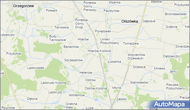 mapa Umień, Umień na mapie Targeo