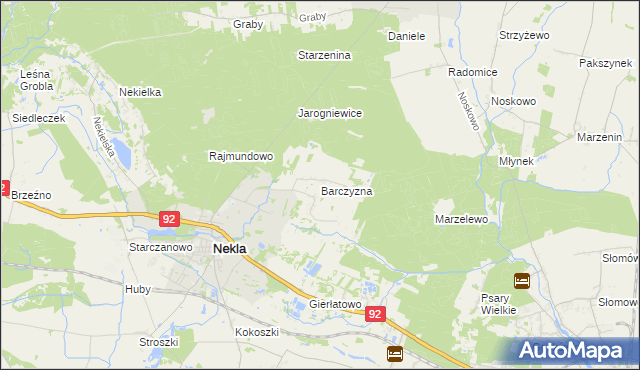 mapa Barczyzna, Barczyzna na mapie Targeo