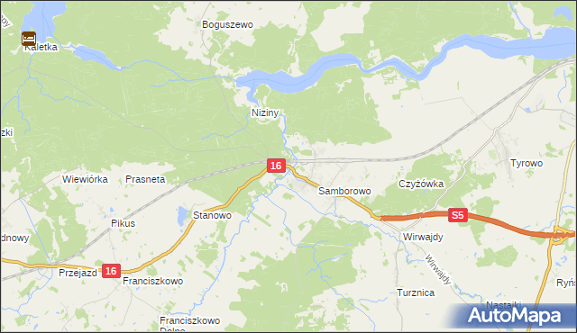 mapa Drwęca gmina Iława, Drwęca gmina Iława na mapie Targeo