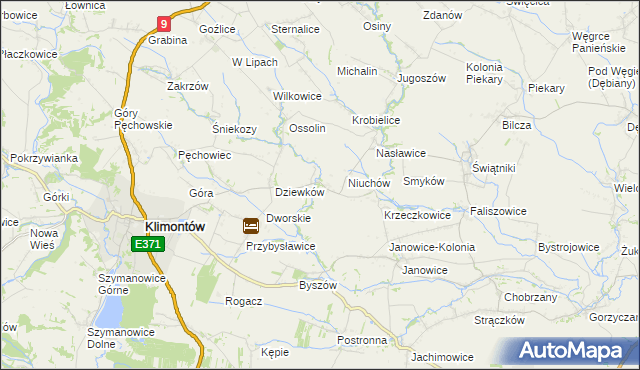 mapa Węgrce Szlacheckie, Węgrce Szlacheckie na mapie Targeo