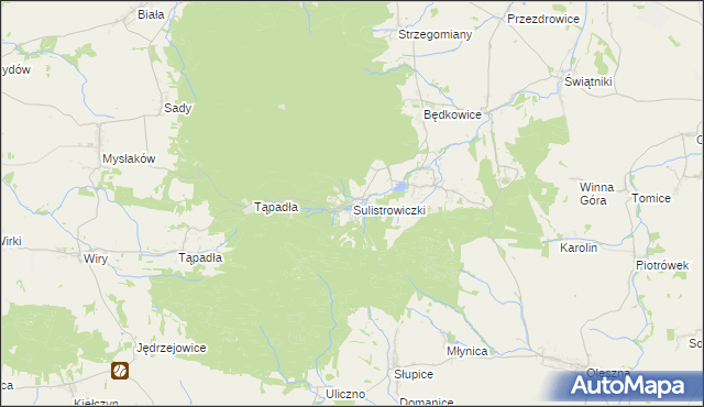 mapa Sulistrowiczki, Sulistrowiczki na mapie Targeo
