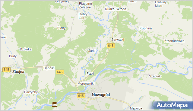 mapa Baliki, Baliki na mapie Targeo