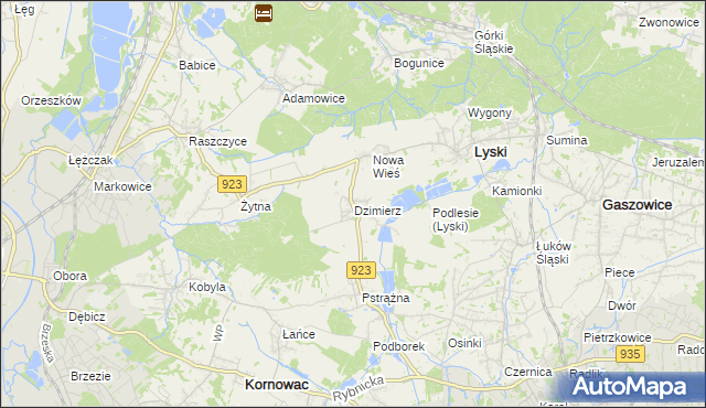 mapa Dzimierz, Dzimierz na mapie Targeo