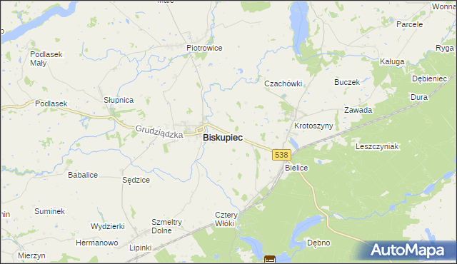 mapa Fitowo, Fitowo na mapie Targeo