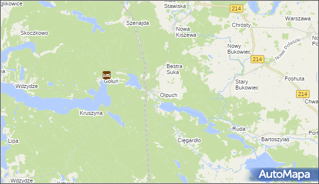 mapa Olpuch, Olpuch na mapie Targeo
