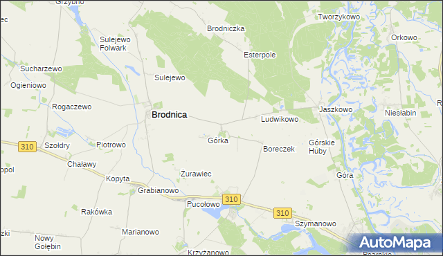 mapa Przylepki, Przylepki na mapie Targeo