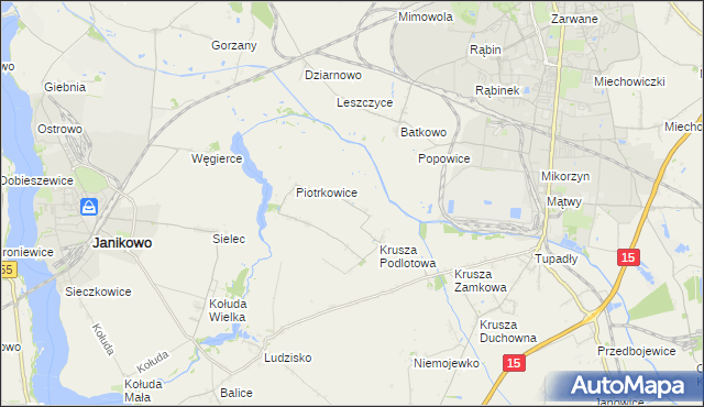 mapa Żalinowo, Żalinowo na mapie Targeo