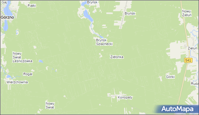 mapa Kozie Błotko, Kozie Błotko na mapie Targeo