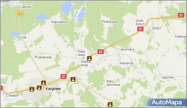 mapa Kopanica gmina Siedlec, Kopanica gmina Siedlec na mapie Targeo
