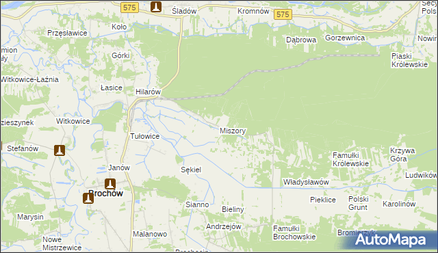 mapa Miszory, Miszory na mapie Targeo