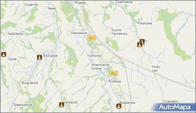 mapa Nowy Świętów, Nowy Świętów na mapie Targeo