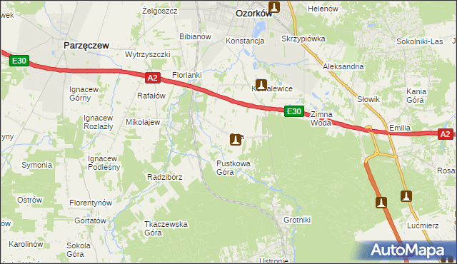 mapa Orła, Orła na mapie Targeo