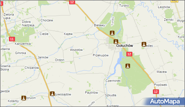 mapa Przekupów, Przekupów na mapie Targeo
