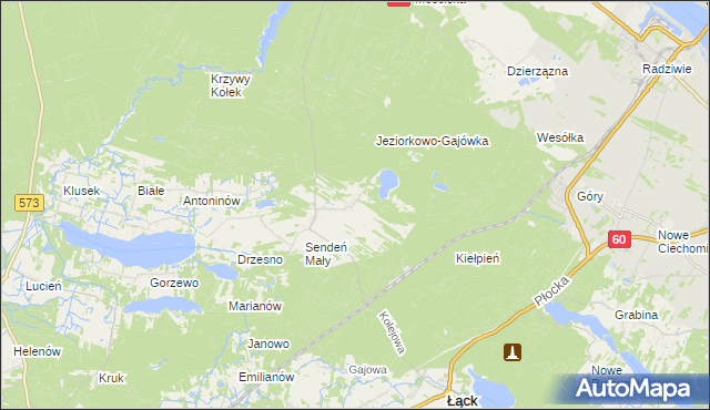 mapa Sendeń Duży, Sendeń Duży na mapie Targeo