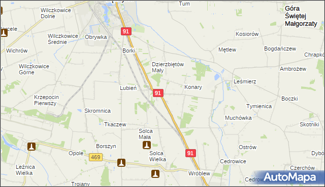 mapa Sierpów, Sierpów na mapie Targeo