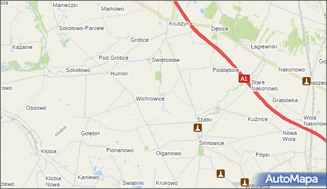 mapa Skibice gmina Choceń, Skibice gmina Choceń na mapie Targeo