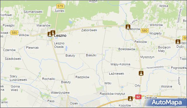 mapa Wąsy-Wieś, Wąsy-Wieś na mapie Targeo