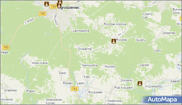 mapa Żelazko, Żelazko na mapie Targeo