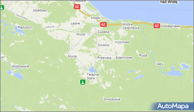 mapa Przerytka, Przerytka na mapie Targeo