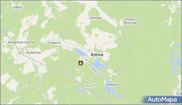 mapa Bytnica, Bytnica na mapie Targeo