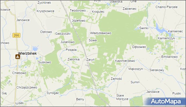 mapa Goczki, Goczki na mapie Targeo