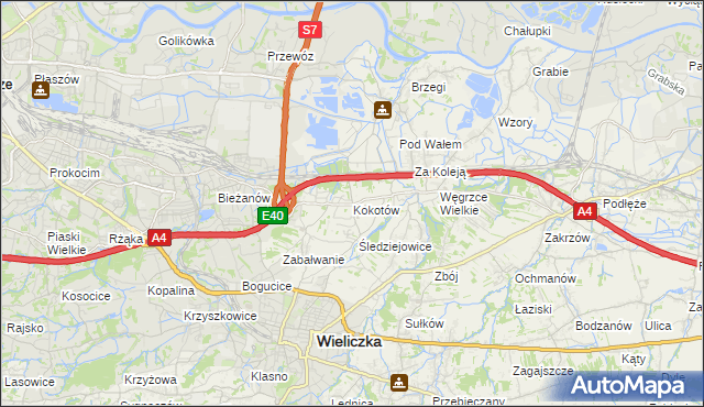 mapa Kokotów, Kokotów na mapie Targeo