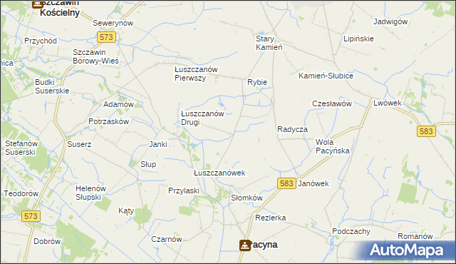 mapa Robertów, Robertów na mapie Targeo