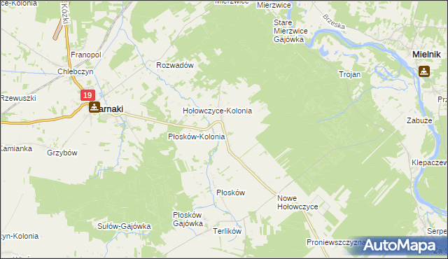 mapa Stare Hołowczyce, Stare Hołowczyce na mapie Targeo