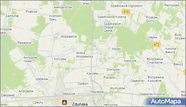 mapa Suchoczasy, Suchoczasy na mapie Targeo