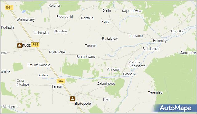 mapa Syczów, Syczów na mapie Targeo