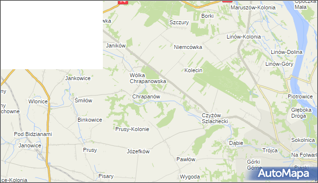 mapa Podszyn, Podszyn na mapie Targeo