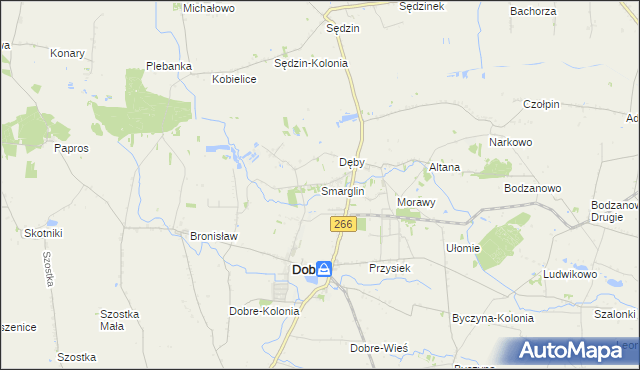 mapa Smarglin, Smarglin na mapie Targeo