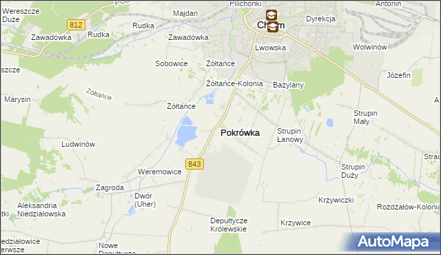 mapa Pokrówka, Pokrówka na mapie Targeo