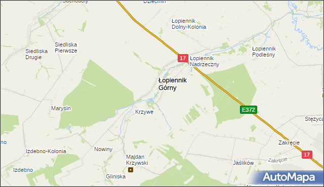 mapa Olszanka gmina Łopiennik Górny, Olszanka gmina Łopiennik Górny na mapie Targeo