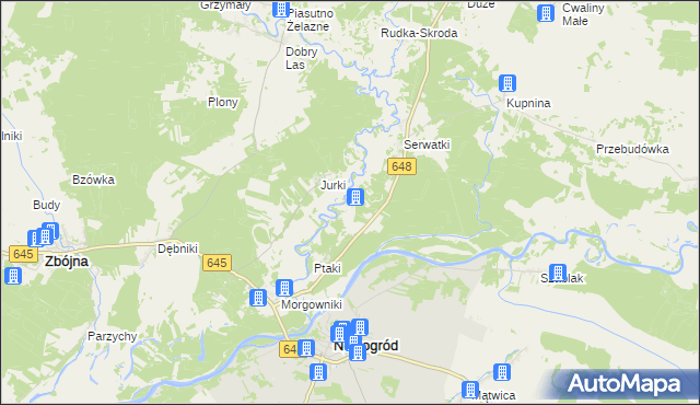 mapa Baliki, Baliki na mapie Targeo