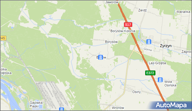mapa Bałtów gmina Żyrzyn, Bałtów gmina Żyrzyn na mapie Targeo