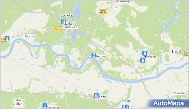 mapa Będów, Będów na mapie Targeo