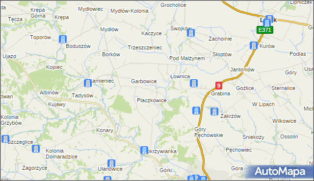 mapa Beradz, Beradz na mapie Targeo
